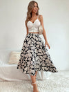 Elasticated Floral Print Skirt