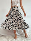 Elasticated Floral Print Skirt