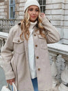 Short Button Down Belted Coat