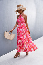 Maxi Halterneck Boho Dress