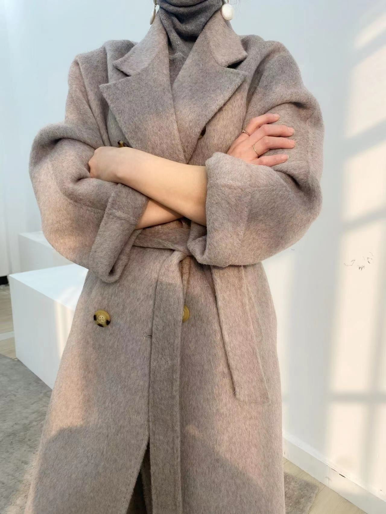 Alpaca wool clearance coat uk