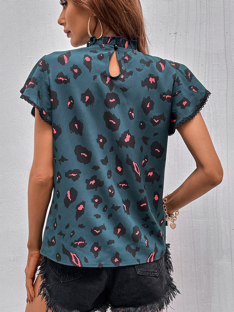 Printed Short Sleeve Top