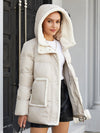 Quilted Short Hooded Jacket