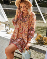 Short Loose Fit Floral Dress Sale