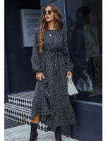 Floral Belted Maxi Dress