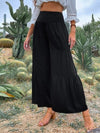 Jersey Relaxed Wide Leg Trousers