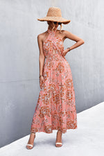 Maxi Halterneck Boho Dress