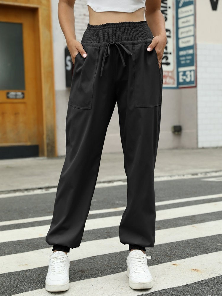 High Waist Elasticated Joggers