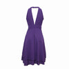 Halter neck Wave Hem Dress