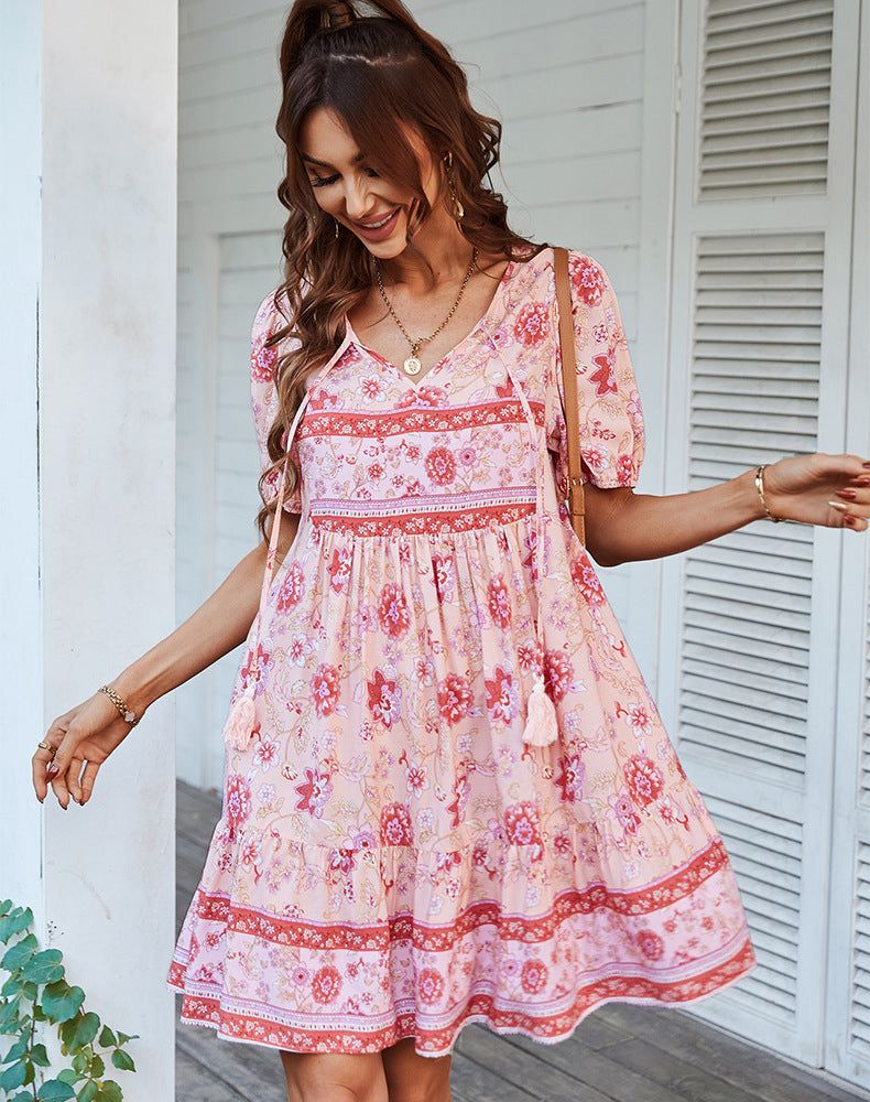 Loose Fit Boho Dress