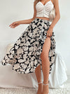 Elasticated Floral Print Skirt