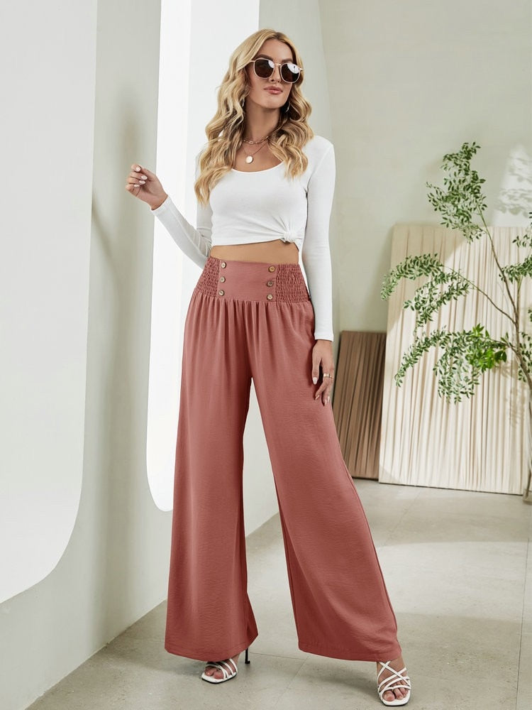 Loose High Waist Wide Leg Joggers