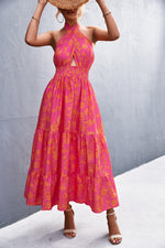 Maxi Halterneck Boho Dress