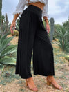 Jersey Relaxed Wide Leg Trousers