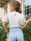 Embroidered Lace Blouse