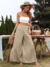 Jersey Relaxed Wide Leg Trousers