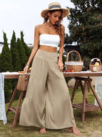 Jersey Relaxed Wide Leg Trousers