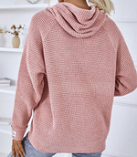 Pullover Knitted Hooded