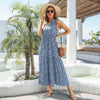 One Shoulder Tie Maxi Dress