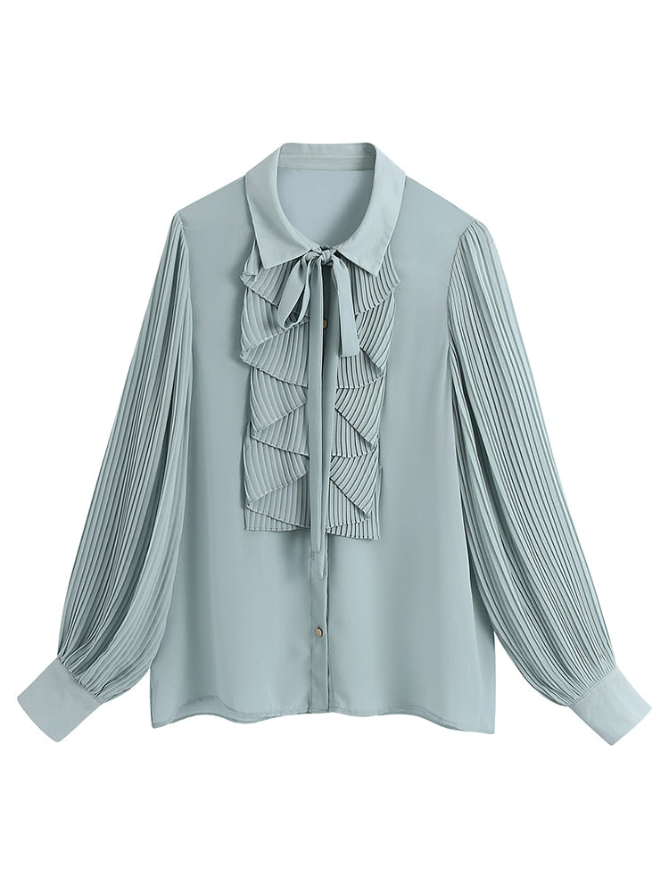 Ruffle Bow Blouse